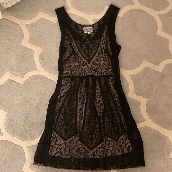 Anthropologie Dresses & Skirts - Gorgeous Black Lace fully lined dress